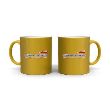 Cable Card Themed Customised Serigraphy Printed Ceramic Mug 82x90 mm - 10