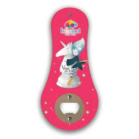 Toptan Tema Park Temalı Myros Ahşap Klasik Açacak Magnet 170x79 mm - 1