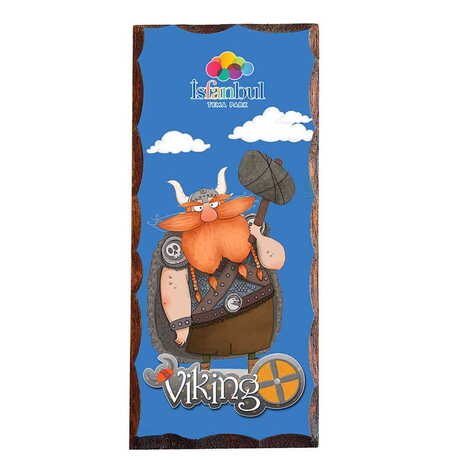 Tema Park Temalı Myros Ahsap Masif Pano Panaromik Büyük 75x166 mm
