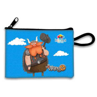 Theme Park Themed Turkish Woven Wallet 113x80x8 mm