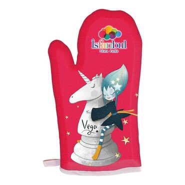 Theme Park Themed Customised Digital Printed Kitchen Glove 300x150 mm - 4