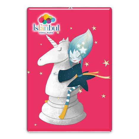 Toptan Tema Park Temalı Myros Dikdörtgen Magnet 95x65 mm - 1