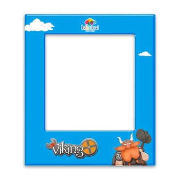Theme Park Themed Epoxy Dome Souvenir Magnetic Photo Frame 95x115 mm