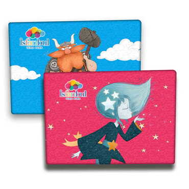 Toptan Tema Park Temalı Myros Kanvas Magnet 50x70 mm - Myros