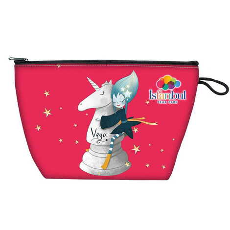 Toptan Tema Park Temalı Myros Küçük Körüklü Makyaj Çantası 145x220x70 mm - 3
