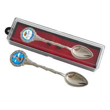 Theme Park Themed Collectible Souvenir Metal Tea Spon With Giftbox 25x130 mm