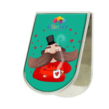 Myros - Tema Park Temalı Myros Metal Kıskaçlı Magnet 40x55 mm