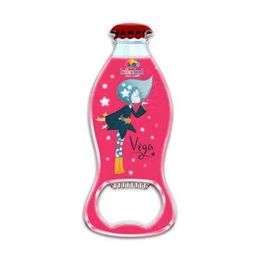 Theme Park Themed Coke Bottle Shaped Metal Magnetic Bottle Opener 120x41 mm