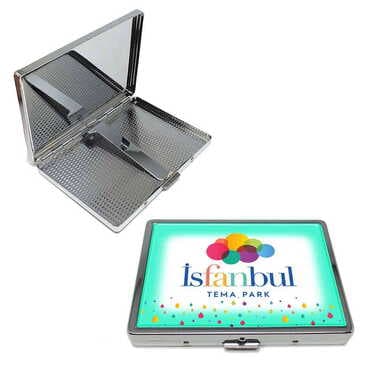 Theme Park Themed Metal Cigarette Case 87x76x11 mm