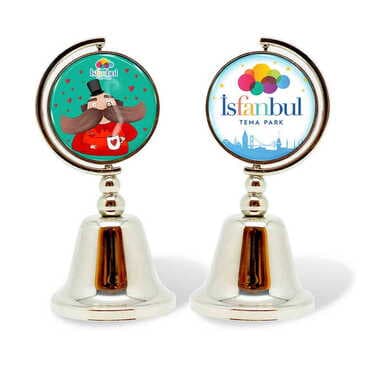 Theme Park Themed Collectible Souvenir Metal Bell 44x90 mm