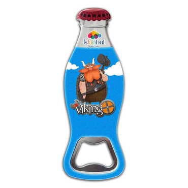 Theme Park Themed Customised Uv Printed Coca Cola Bottle Shape Plastic Base Bottle Opener 42x120 mm
