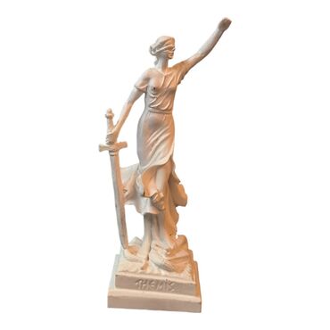 Myros - The Goddess Of Justice Themis White Polyester Trinket