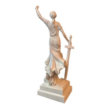 The Goddess Of Justice Themis White Polyester Trinket - Thumbnail