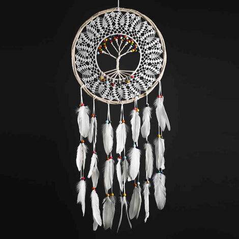 The Tree of Life Lace Macrame Dreamcatcher