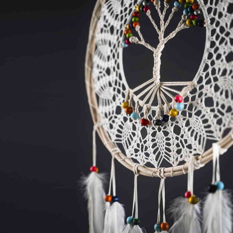 The Tree of Life Lace Macrame Dreamcatcher