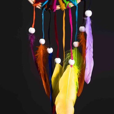 The Tree of Life Multicoloured Dreamcatcher - Thumbnail