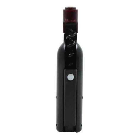 Theme Park Themed Bottle Shaped Metal Wine Bottle Corkscrew Opener-Magnetic 115x25x25 mm