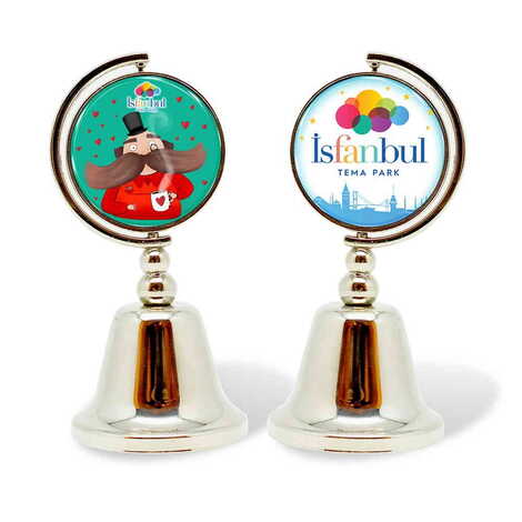 Theme Park Themed Collectible Souvenir Metal Bell 44x90 mm - 1