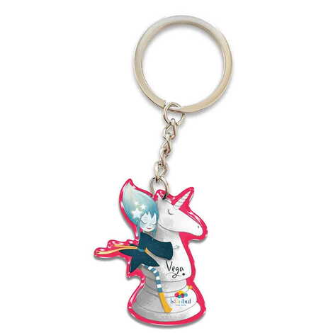 Theme Park Themed Custom Shape Double Face Printed Epoxy Keychain - 1