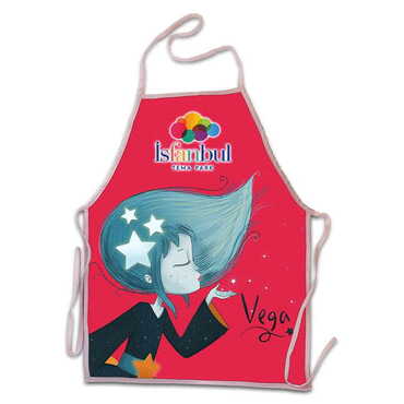 Theme Park Themed Customised Digital Printed Apron 500x700 mm - Myros