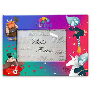 Theme Park Themed Epoxy Photo Frame Travel Souvenir 15x20 Cm - Thumbnail