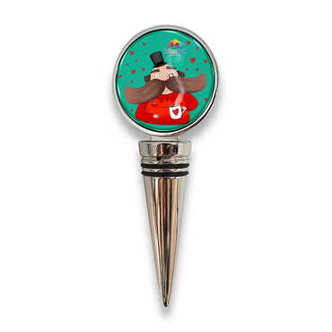 Myros - Theme Park Themed Metal Wine Bottle Stopper 45x115x20 mm