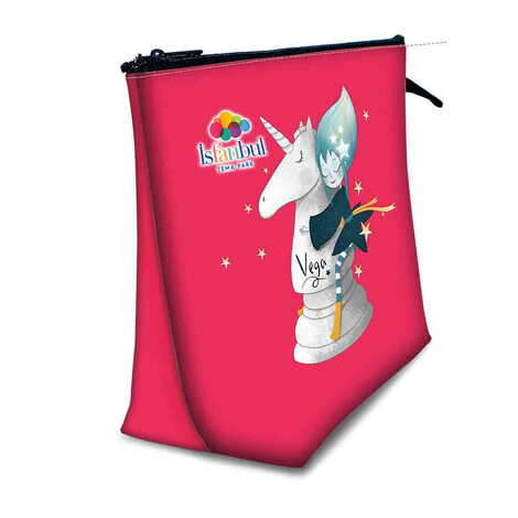 Theme Park Themed Turkish PVC Hooded Purse 160x270x80 mm - 2