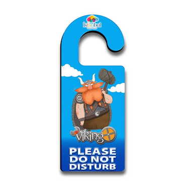 Myros - Theme Park Themed Wooden Customised Door Hanger 236x94 mm