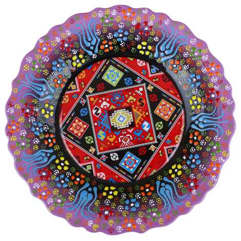 Themed Ceramic Myros Decorative Plate 25 cm - 3