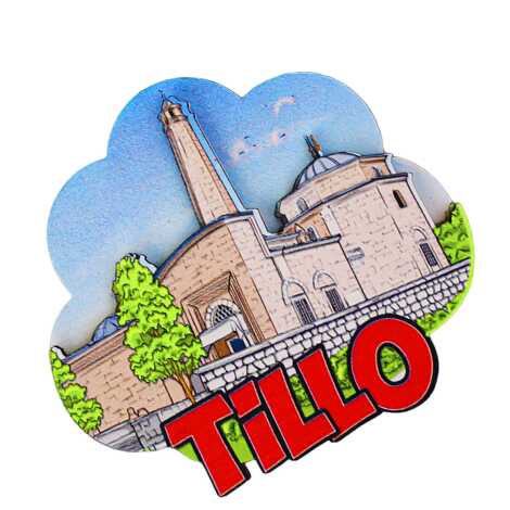 Tillo Temalı 3D Resimli Ahşap Magnet - 5