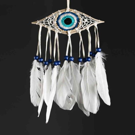 Tiny Blue Eye Evil Eye Dreamcatcher