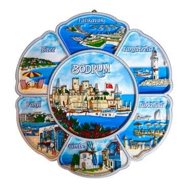 Wholesale 15 Cm Bodrum Polyester Plate - Standart - 2