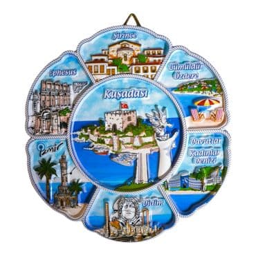 Wholesale 15 Cm Kusadasi Polyester Plate