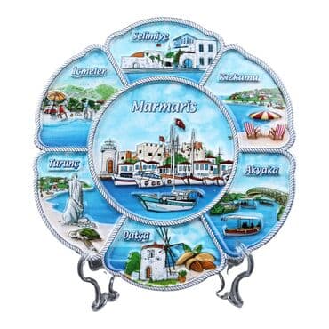 Wholesale 20 cm Marmaris Polyester Plate