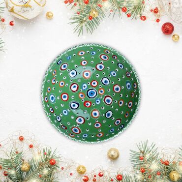 Wholesale 20 Cm Evil Eye Embossed Bowl