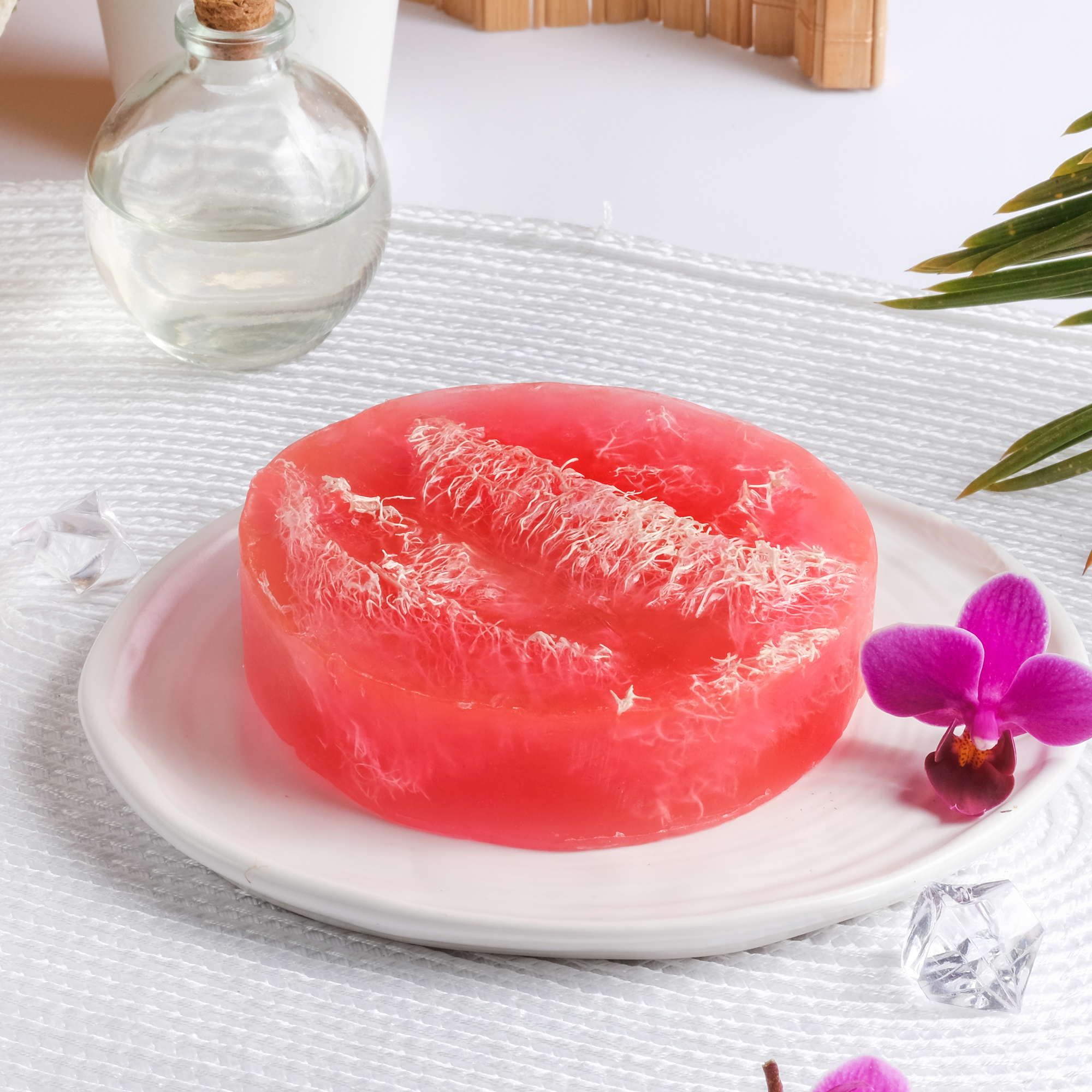 Toptan 200 Gr.manolya Esansli Kabak Li̇fli̇ Vücut Bakim Sabunu  - Standart