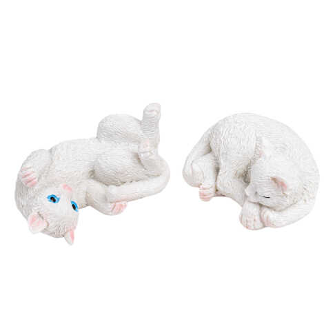 Toptan 5 Cm 2 Li̇ Yatan Kedi̇ Set - 2