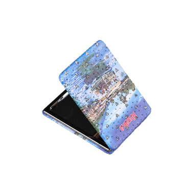 Wholesale Akyaka Themed Myros Rectangular Curved PU Mirror - 8