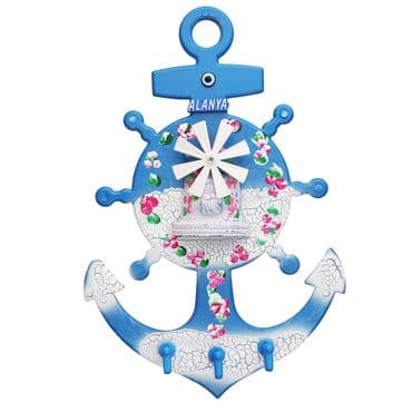 Wholesale Alanya Themed Injection Anchor Keychain