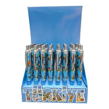 Wholesale Antalya Themed Click Ballpoint Pen - Standart - 4