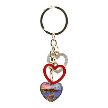 Wholesale Antalya Themed I Love Keychain