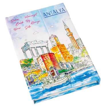 Toptan Antalya Temalı Miknatıslı Defter Büyük - 2