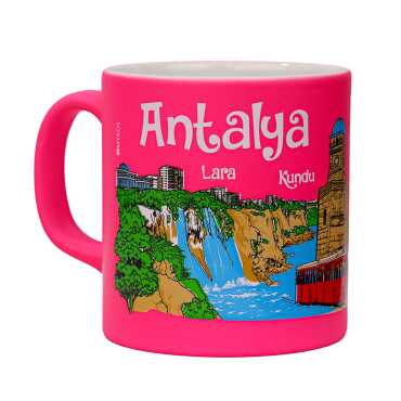 Wholesale Antalya Themed Traditional Ceramic Mug T 82*90 mm - 7