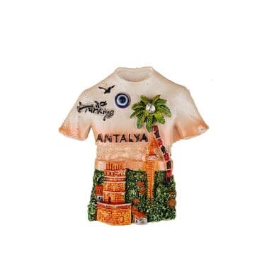 Toptan Antalya Temalı Taşli Ve Sedefli̇ Polyester Magnet - 34