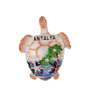 Toptan Antalya Temalı Taşli Ve Sedefli̇ Polyester Magnet - 28