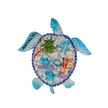 Toptan Antalya Temalı Taşli Ve Sedefli̇ Polyester Magnet - 32
