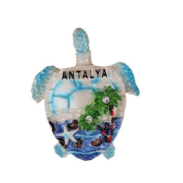 Toptan Antalya Temalı Taşli Ve Sedefli̇ Polyester Magnet - 35