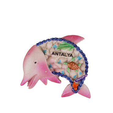 Toptan Antalya Temalı Taşli Ve Sedefli̇ Polyester Magnet - 40