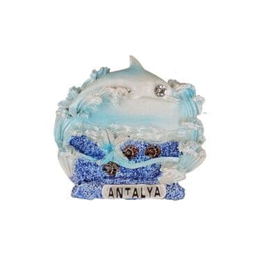 Toptan Antalya Temalı Taşli Ve Sedefli̇ Polyester Magnet - 17