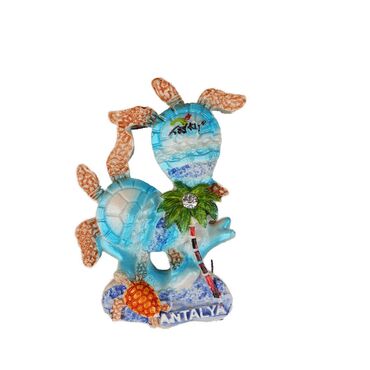 Toptan Antalya Temalı Taşli Ve Sedefli̇ Polyester Magnet - 15